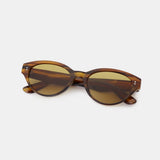 Lunettes de soleil œil-de-chat marron