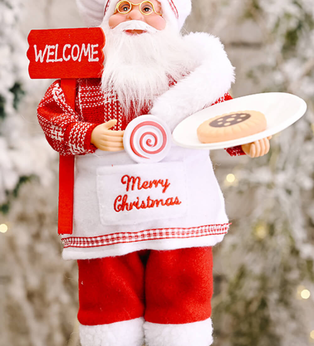 Christmas Standing Santa Claus Figure