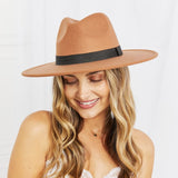 Fedora Hat In Khaki