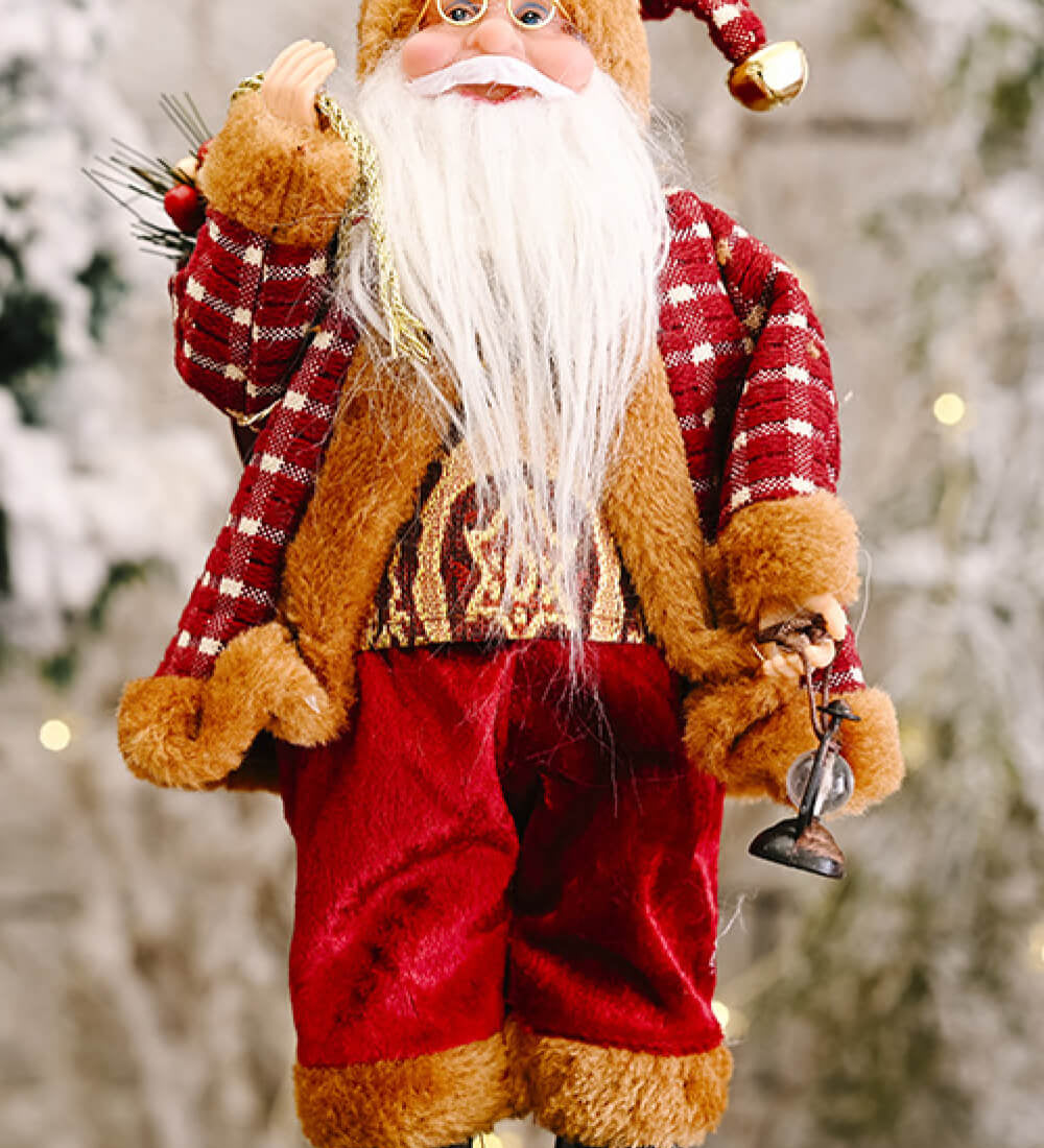 Christmas Standing Santa Claus Figure