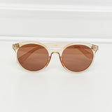 Runde Vollrand-Sonnenbrille