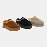 Plateau-Sherpa-Stiefel mit besticktem Besatz