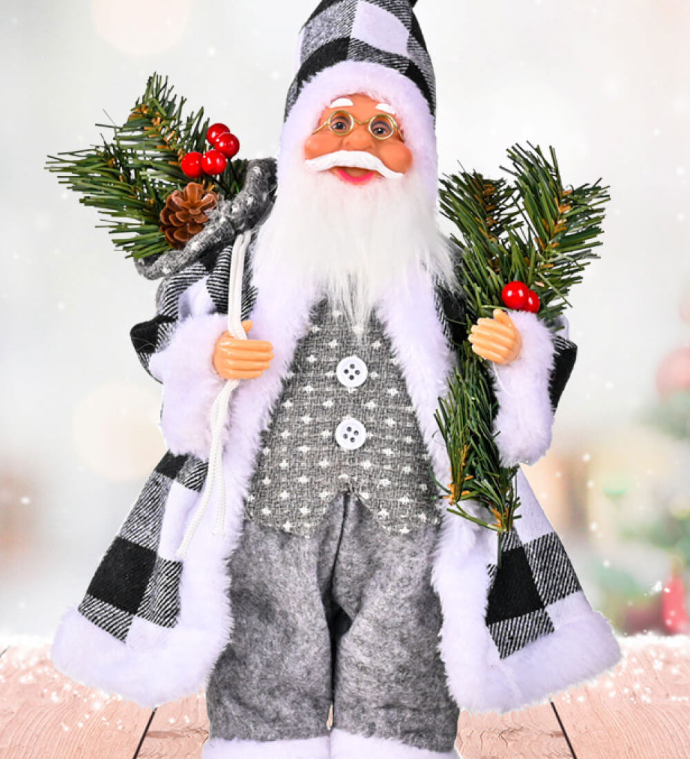 Christmas Standing Santa Claus Figure