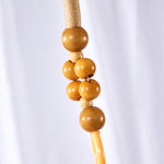 Beige & Gold Handle