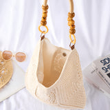 Beige & Gold Handle