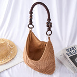 Khaki & Brown Handle