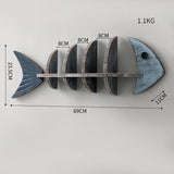Nordic Wooden Fish Shelf