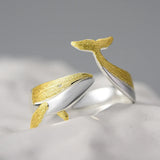 Humpback Whale Adjustable Ring