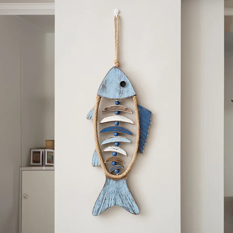 The Kailani: Mediterranean Wooden Fish Pendant