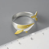 Humpback Whale Adjustable Ring