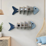 Nordic Wooden Fish Shelf