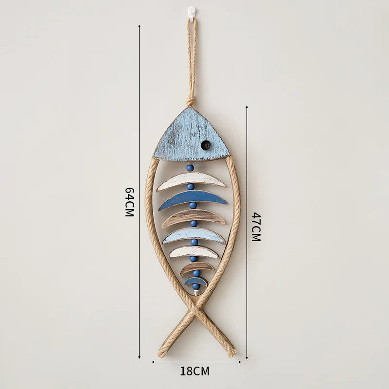 The Kailani: Mediterranean Wooden Fish Pendant