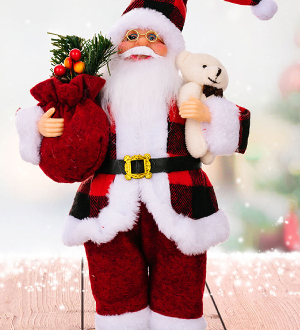 Christmas Standing Santa Claus Figure