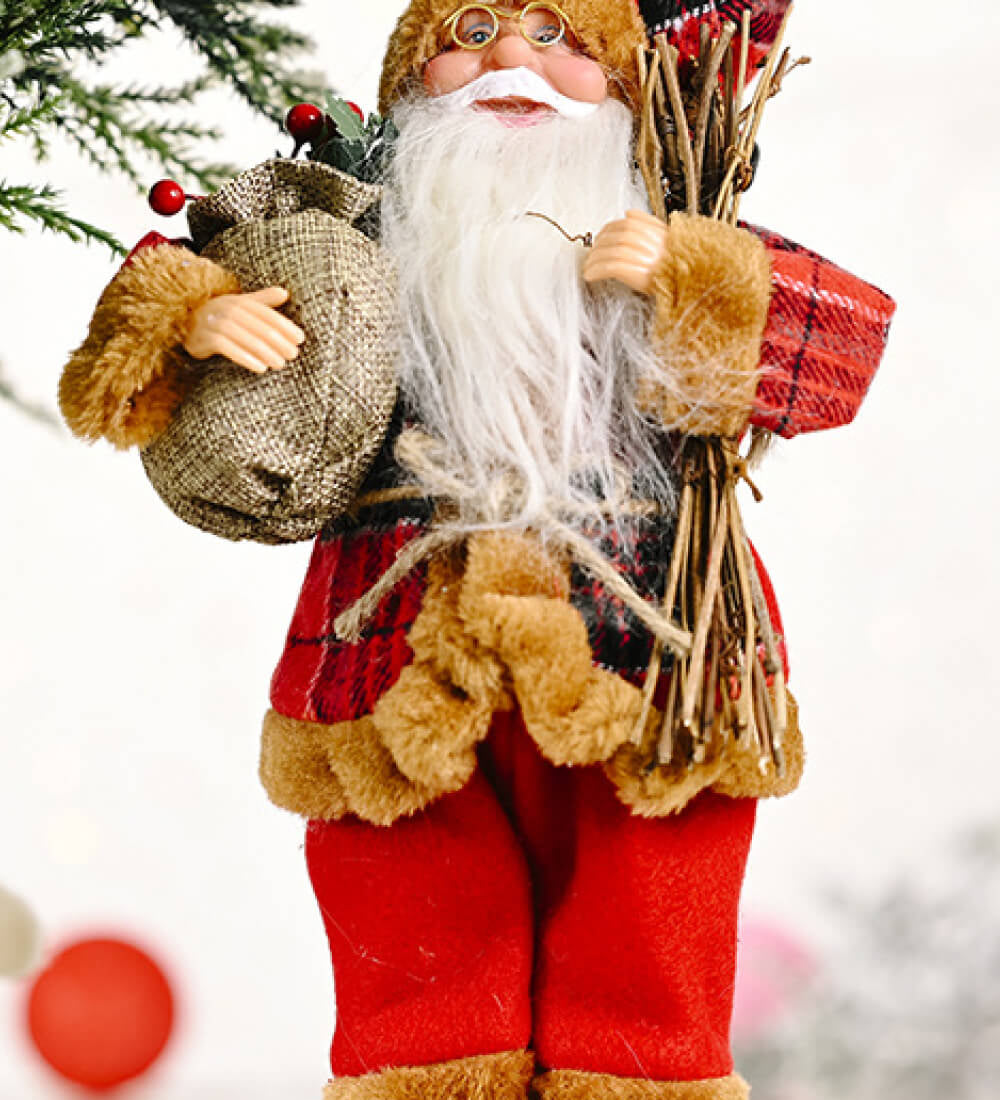 Christmas Standing Santa Claus Figure