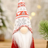 3-Pack Christmas Snowflake Hat Faceless Gnomes